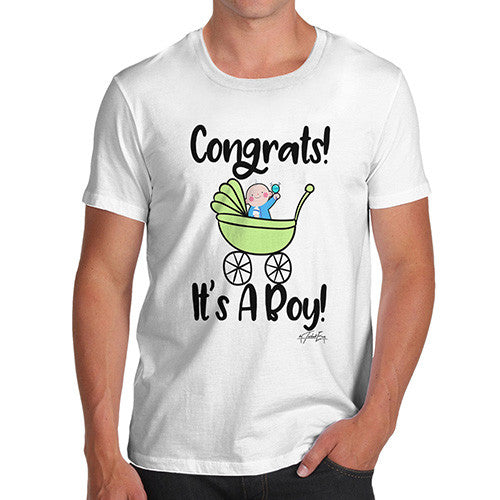 Congrats It's A Boy! Men's T-Shirt
