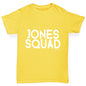 Personalised Surname Squad Girl's T-Shirt 