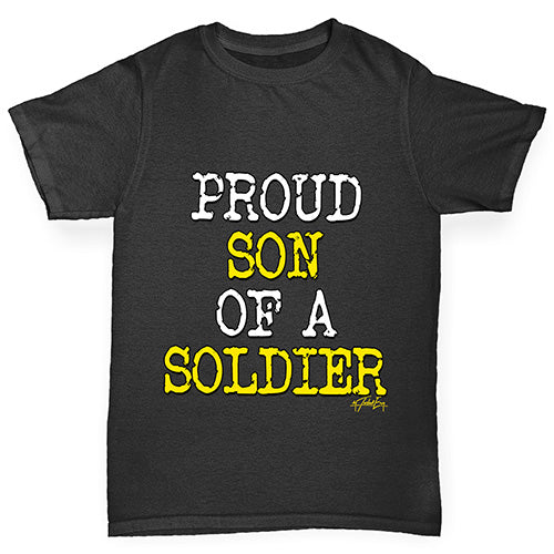 Proud Son Of A Soldier Boy's T-Shirt