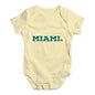 I Love Miami American Football Baby Unisex Baby Grow Bodysuit