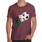 Algeria Football Flag Paint Splat Men's T-Shirt