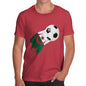 Algeria Football Flag Paint Splat Men's T-Shirt