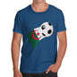 Algeria Football Flag Paint Splat Men's T-Shirt