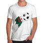 Algeria Football Flag Paint Splat Men's T-Shirt