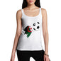 Algeria Football Flag Paint Splat Women's Tank Top
