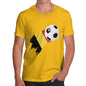 Belgium Football Flag Paint Splat Men's T-Shirt