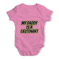 My Daddy Is A Lieutenant Baby Unisex Baby Grow Bodysuit