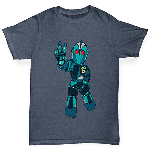 Peace Robot Boy's T-Shirt