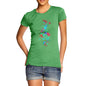 Treble Clef Paint Splats Women's  T-Shirt 