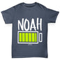Personalised Full Battery Boy's T-Shirt