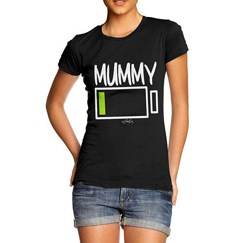 Mummy Low Battery Women's  T-Shirt 