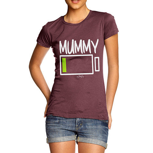 Mummy Low Battery Women's  T-Shirt 