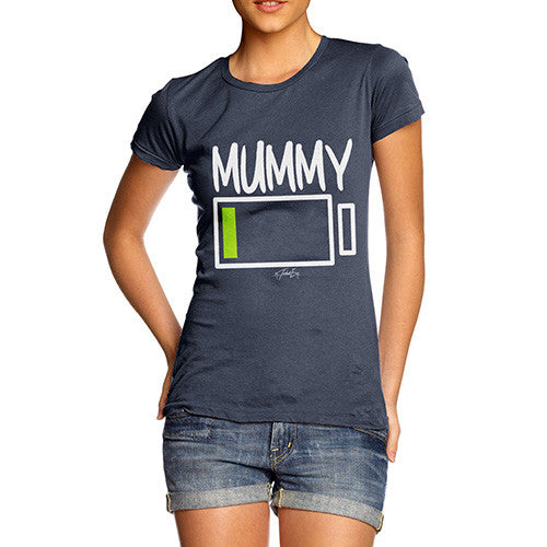 Mummy Low Battery Women's  T-Shirt 