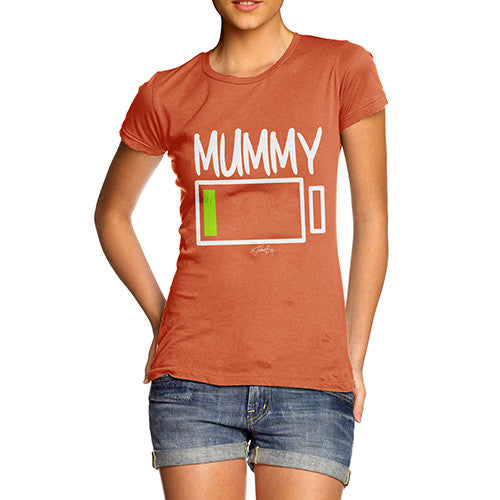 Mummy Low Battery Women's  T-Shirt 