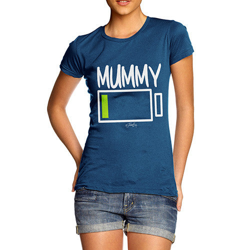 Mummy Low Battery Women's  T-Shirt 