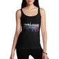 London Skyline Ink Splats Women's Tank Top