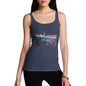 London Skyline Ink Splats Women's Tank Top