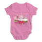 Dubai Skyline Ink Splats Baby Unisex Baby Grow Bodysuit