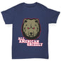 All American Grizzly Girl's T-Shirt 