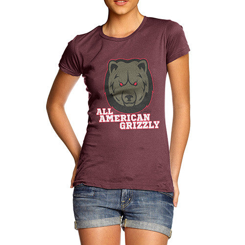 All American Grizzly Women's T-Shirt 
