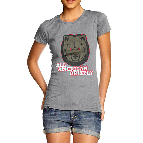 All American Grizzly Women's T-Shirt 