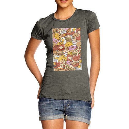 Food Collage Women's T-Shirt 