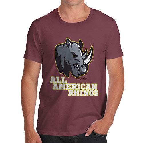 All American Rhino Men's T-Shirt