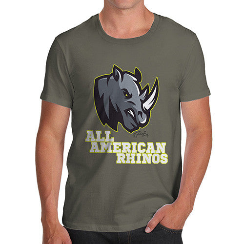 All American Rhino Men's T-Shirt