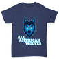 All American Wolves Girl's T-Shirt 