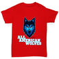 All American Wolves Girl's T-Shirt 