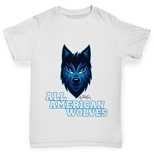 All American Wolves Girl's T-Shirt 