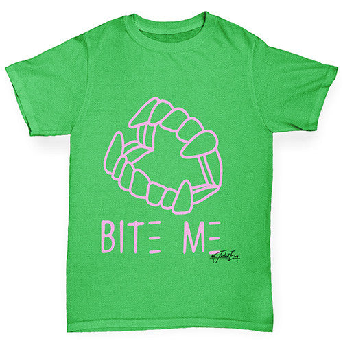 Bite Me Pink Girl's T-Shirt 