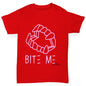 Bite Me Pink Girl's T-Shirt 