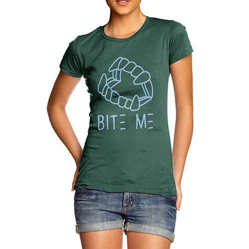 Bite Me Blue Women's T-Shirt 