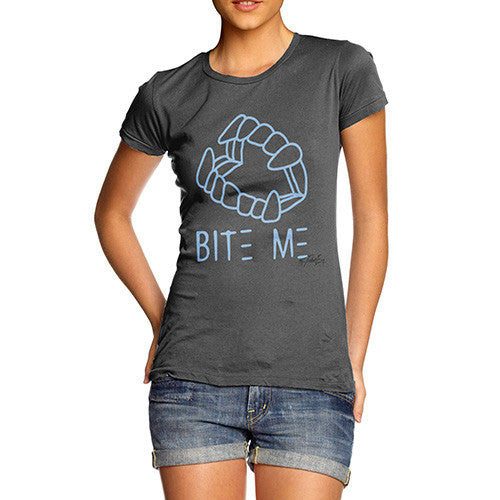 Bite Me Blue Women's T-Shirt 