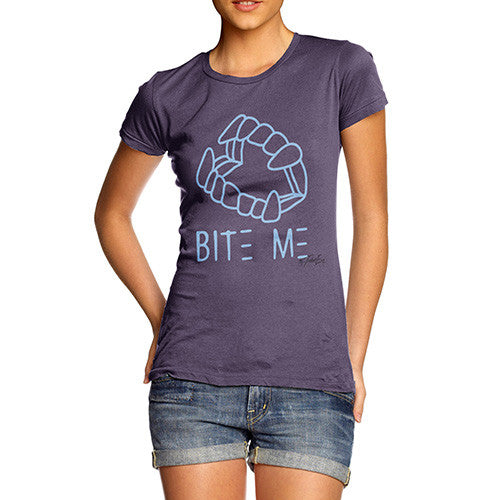 Bite Me Blue Women's T-Shirt 