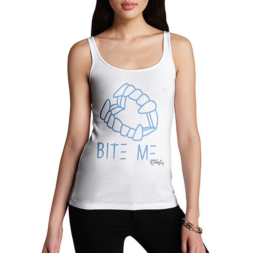 Bite Me Blue Women's Tank Top
