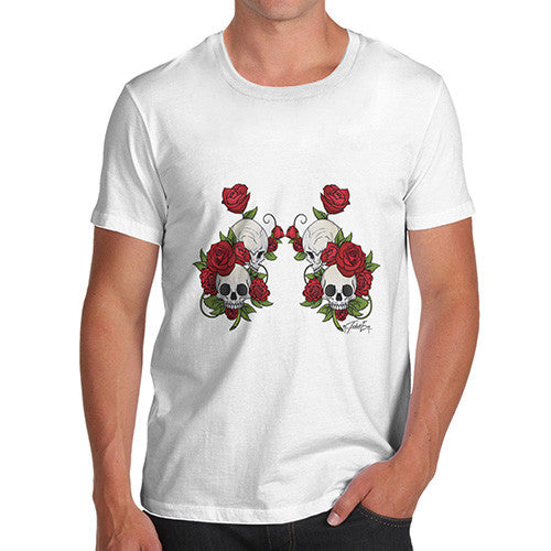 Skulls And Roses Men's T-Shirt