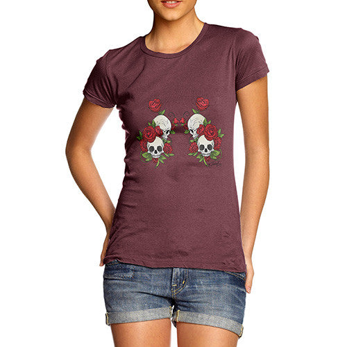 Skulls And Roses Women's T-Shirt 