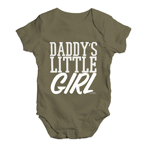 Daddy's Little Girl Baby Unisex Baby Grow Bodysuit