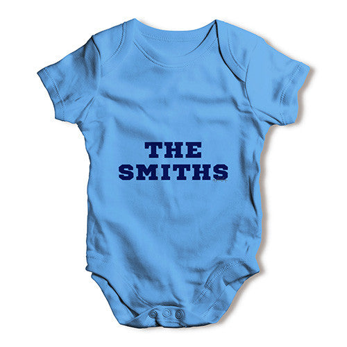 Personalised Surname Family Name Baby Unisex Baby Grow Bodysuit