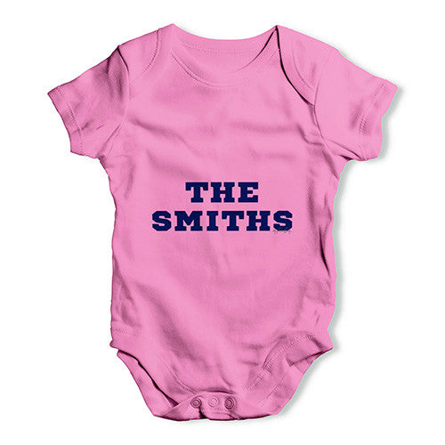 Personalised Surname Family Name Baby Unisex Baby Grow Bodysuit