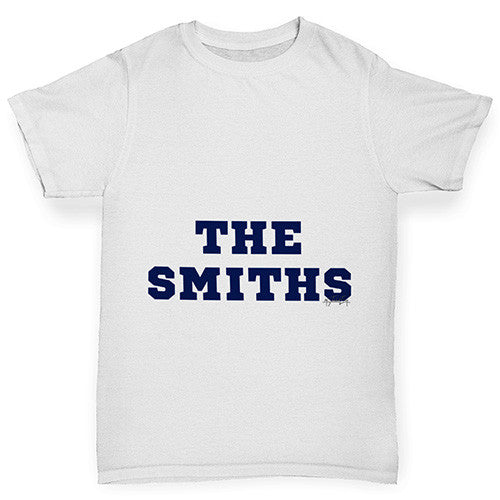 Personalised Surname Family Name Boy's T-Shirt