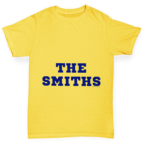 Personalised Surname Family Name Girl's T-Shirt 