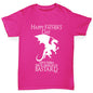 Father's Day Your Favorite B-stard Girl's T-Shirt 