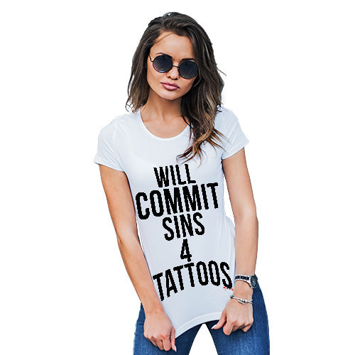 Will Sin 4 Tattoos Women's T-Shirt 