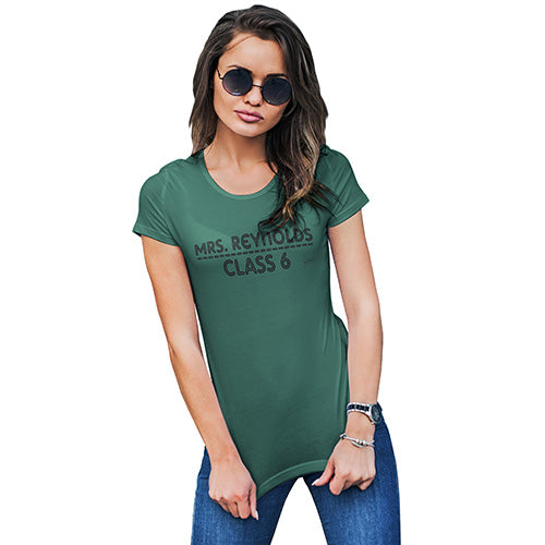 Personalised Teachers Name and Class Women's T-Shirt 