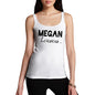 Personalised Name School Leavers Women's Tank Top