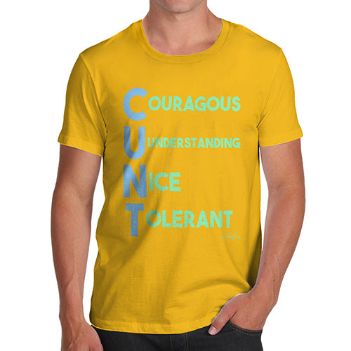 C-nt Acrostic Poem Men's T-Shirt