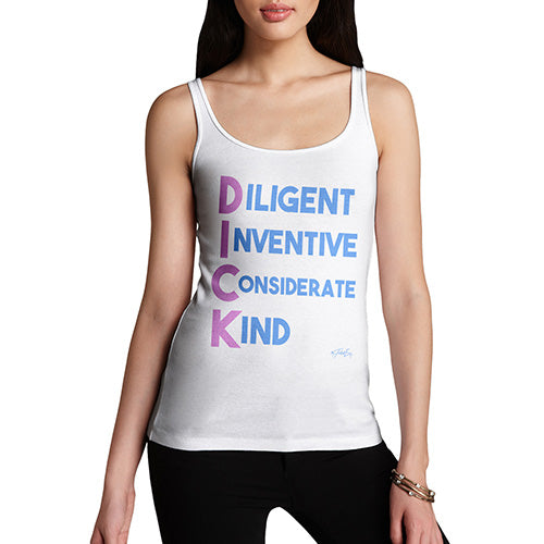 D-ck Acrostic Poem Women's Tank Top
